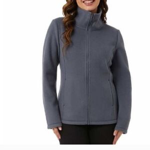 32 Degrees Ladies' Brushed Faux Wool Jacket nwt blue